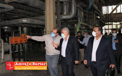 بازدید مدیرعامل شرکت تولید برق کشور سوریه از نیروگاه مشهد