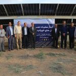 شروع عملیات اجرایی نیروگاه خورشیدی ۳ مگاواتی خمین